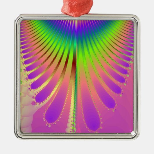 カーニバル羽 メタルオーナメント (正面)