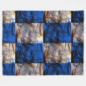 カーニバル胸 フリースブランケット (正面(横))