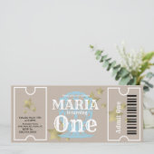 カーニバル観覧車誕生日チケットパーティー 招待状 (スタンド正面)