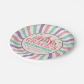 カーニバル誕生日プレート ペーパープレート (アングル)