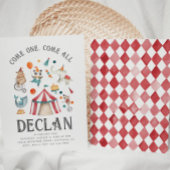 カーニバル誕生日招待状 |サーカス誕生日 招待状