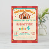 カーニバル誕生日招待状 招待状 (スタンド正面)