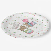 カーニバル誕生日 ペーパープレート (アングル)