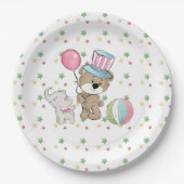 カーニバル誕生日 ペーパープレート (正面)