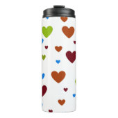 カーニバル踊りハート散乱 タンブラー (正面)