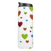 カーニバル踊りハート散乱 タンブラー (回転右)