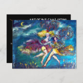 カーニバル踊り インビテーションポストカード (正面/裏面)