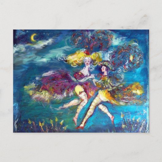 カーニバル踊り インビテーションポストカード (正面)