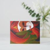 「カーニバル」アクリル絵を描ズ – はがき (スタンド正面)