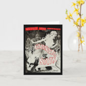 カーニバル・オブ・ソウル・ハロウィーン・モンスターポスターホラー カード (黄色い花)