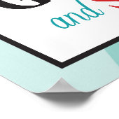 カーニバル サーカス 誕生日 R の写真ブース看板 ポスター (角)