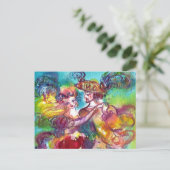 カーニバル ダンス ヴェネツィアの仮面舞踏会 ポストカード (スタンド正面)