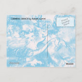 カーニバル ダンス ヴェネツィアの仮面舞踏会 ポストカード (裏面)