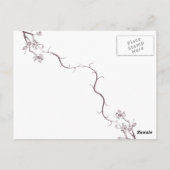 カーニバル、トンボ、木 ポストカード (裏面)