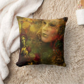 カーニバル-ニュー・オーリンズの謝肉祭の素晴らしさ クッション (ブランケット)