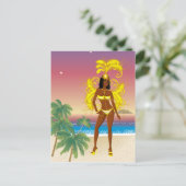 カーニバル、ハロウィン、またはビューティーパレード ポストカード (スタンド正面)