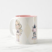 カーニバル ハーレクイン ガール ツートーンマグカップ (正面左)