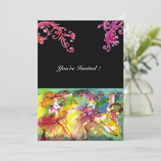 カーニバル バレエ / ヴェネツィアンマスカレード ダンスミュージック 招待状 (スタンド正面)