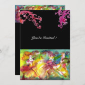 カーニバル・バレエ / ヴェネツィアンマスカレード、ダンスミュージック 招待状 (正面/裏面)