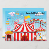 カーニバル フェアグラウンズ 発表 招待状 (正面/裏面)