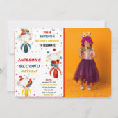 カーニバル フォト 招待状 (正面)