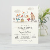 カーニバル ベビーシャワー, ヴィンテージ カーニバル 招待状 (スタンド正面)