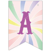 カーニバル-遊園地-パステル-誕生日-シャワー バンティングフラッグ (第3の旗)