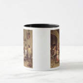 カーニバル: 「Le Roi Boit」、1690年(銅の油) マグカップ (中央)