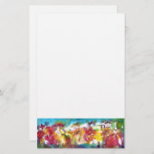 カーニバルNIGHT / Venetian Masquerade,，ダンスミュージック 便箋 (正面/裏面)