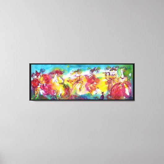 カーニバルNIGHT / Venetian Masquerade, Dance Music キャンバスプリント (正面)