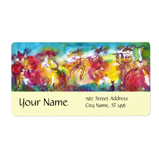 カーニバルNIGHT / Venetian Masquerade, Dance Music ラベル (正面)