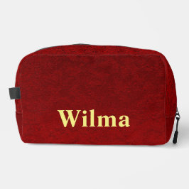 カーニパーソナライズされたー王室のンベルベットプリント ドップキット