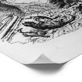 カーニブンブンいう音ーー夫妻がお茶を飲む ポスター (角)