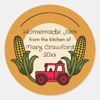 カーニングパーソナライズされたジャリングラベル ラウンドシール