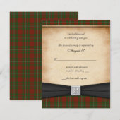 カーニーのマグレガーの結婚式 返信カード 出欠カード (正面/裏面)