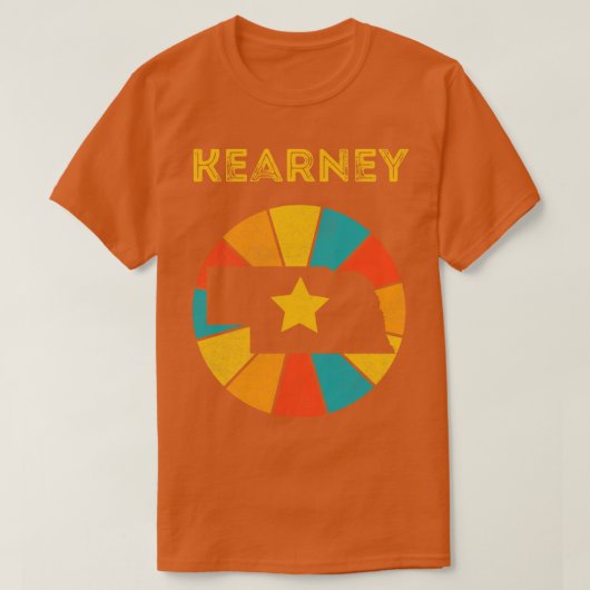 カーニーネブラスカヴィンテージ動揺して土産1 Tシャツ (デザイン正面)