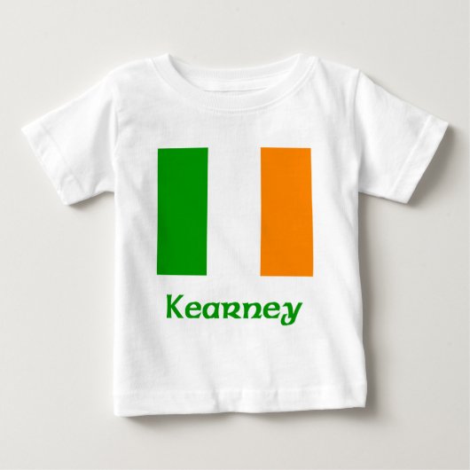 カーニー・アイルランド国旗 ベビーTシャツ (正面)