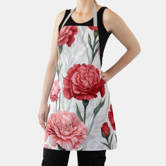 カーネエレガントーション花柄 エプロン (インサイチュ)