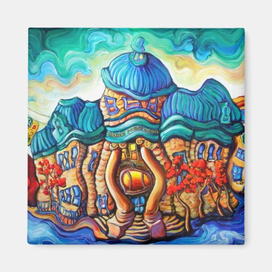 カーネギーセンター、ダウンタウンイーストサイドバンクーバー マグネット (正面)