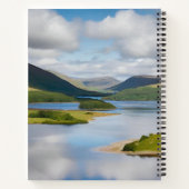 カーネギードレス付きハイランドカウドレスタータンチェックスカーフ ノートブック (裏面)