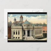 カーネギーライブラリサンベルナルディーノCAヴィンテージc1915 ポストカード (正面/裏面)