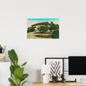 カーネギーライブラリレイクポートの外部ビュー(CA) ポスター (ホームオフィス)