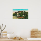 カーネギーライブラリレイクポートの外部ビュー(CA) ポスター (キッチン)