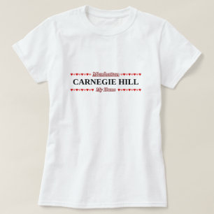カーネギー丘-私の家庭のマンハッタン、NYC Tシャツ