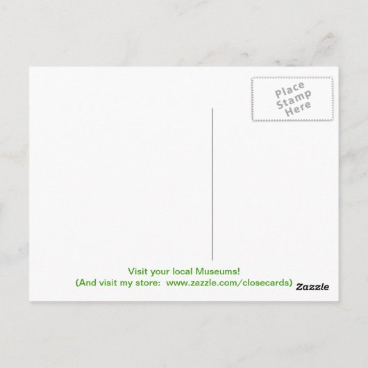 カーネギー博物館 ポストカード (裏面)