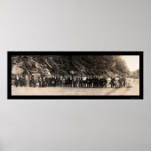 カーネギー製鋼会社写真1908 ポスター (正面)