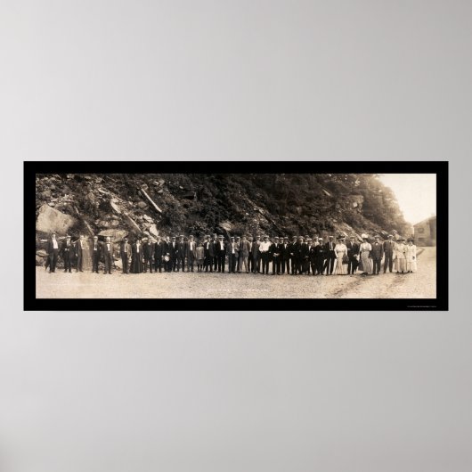 カーネギー製鋼会社写真1908 ポスター