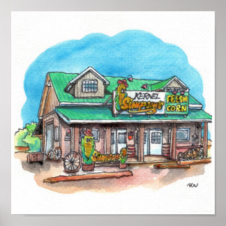 カーネシンプソンの甘いコーン ポスター