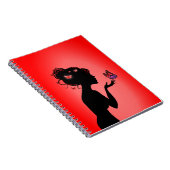 カーネットラフェムパピヨンルージュ ノートブック (右側)