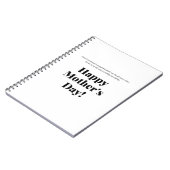 カーネット写真a spirale ノートブック (左側)